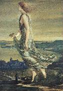 Burne-Jones, Sir Edward Coley Evening Star oil on canvas